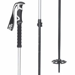 K2 Lockjaw Aluminum EVA Adjustable Ski Poles 2024