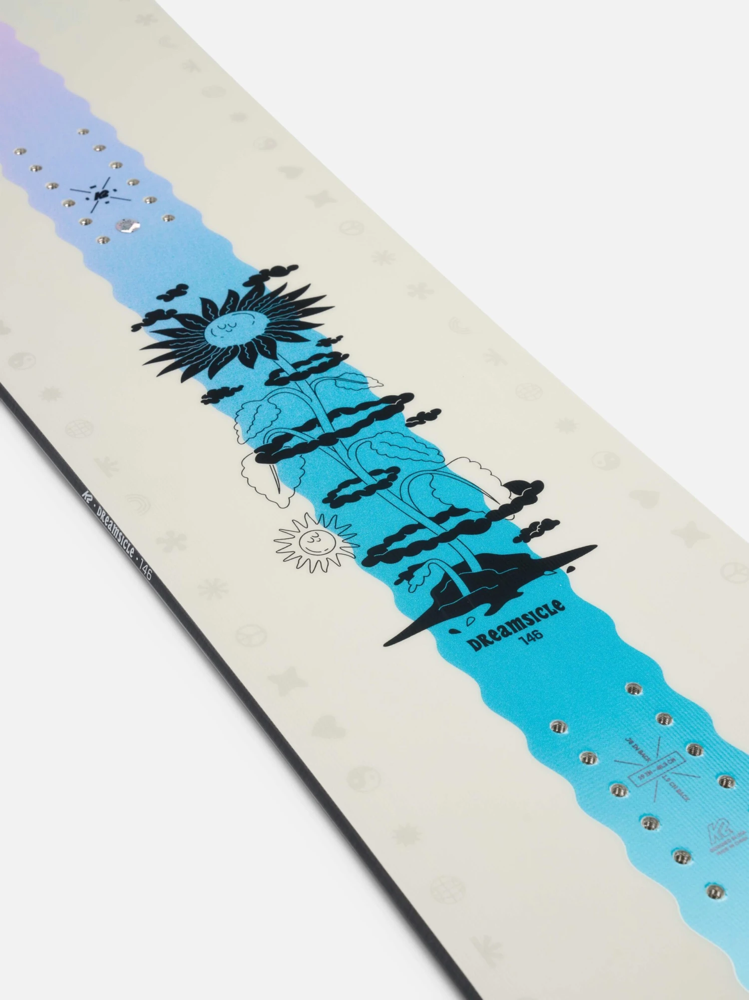 K2 Dreamsicle Women's Snowboard 2023 8 K2 Dreamsicle Women's Snowboard 2023 - Image 6