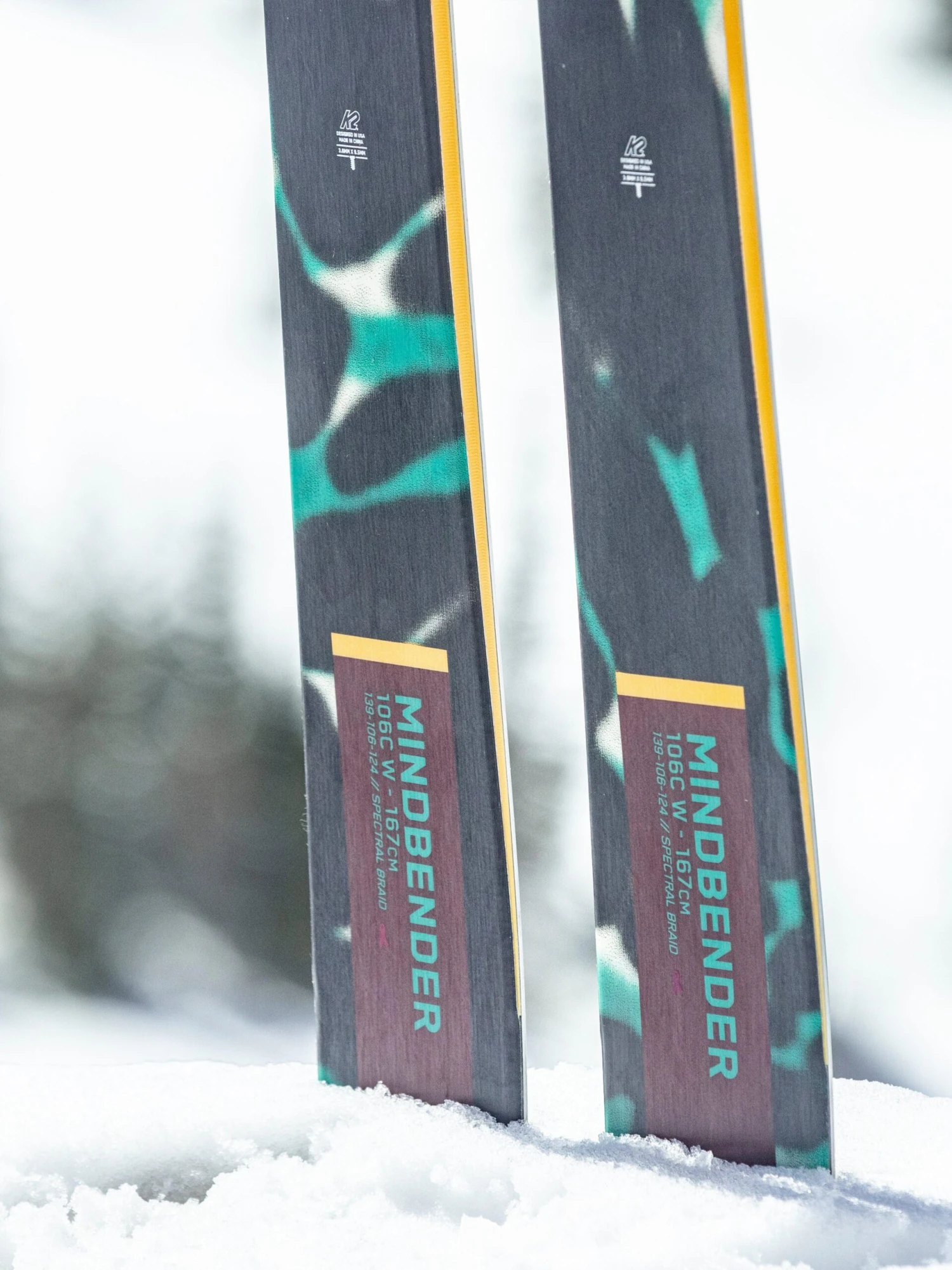 K2 Mindbender 106C Women's Skis 2023 9 K2 Mindbender 106C Women's Skis 2023 - Image 7