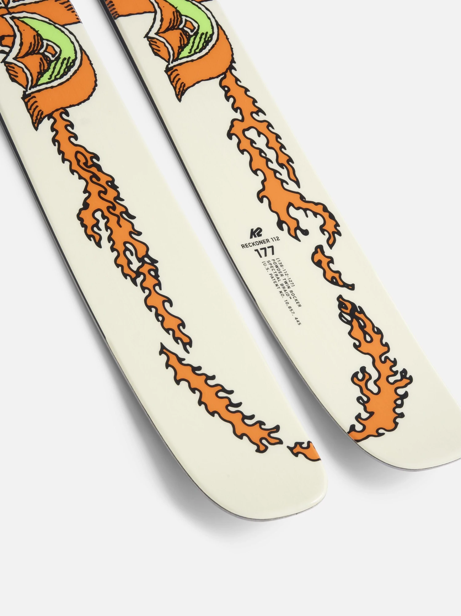 K2 X Brain Dead Reckoner 112 Men's Skis 2023 5 K2 X Brain Dead Reckoner 112 Men's Skis 2023 - Image 3
