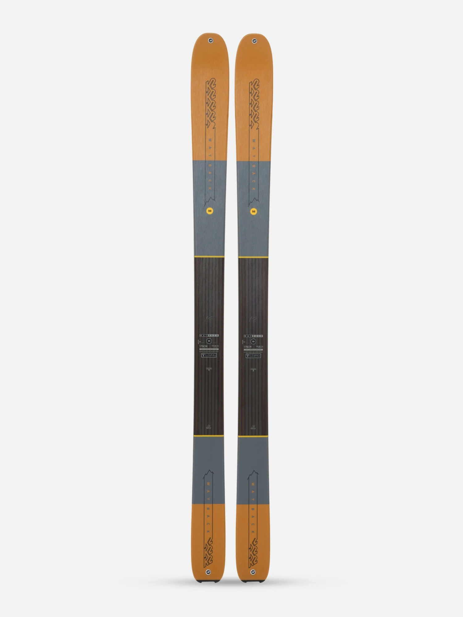 K2 Wayback 98 Men's Skis 2024 3 K2 Wayback 98 Men's Skis 2024